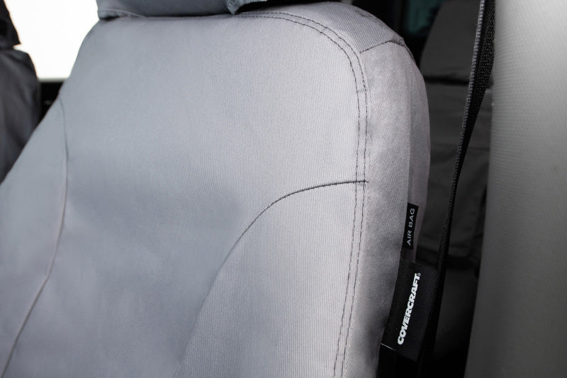 Covercraft 19-23 Ford Transit Polycotton SeatSaver Custom Third Row Seat Covers-Grey