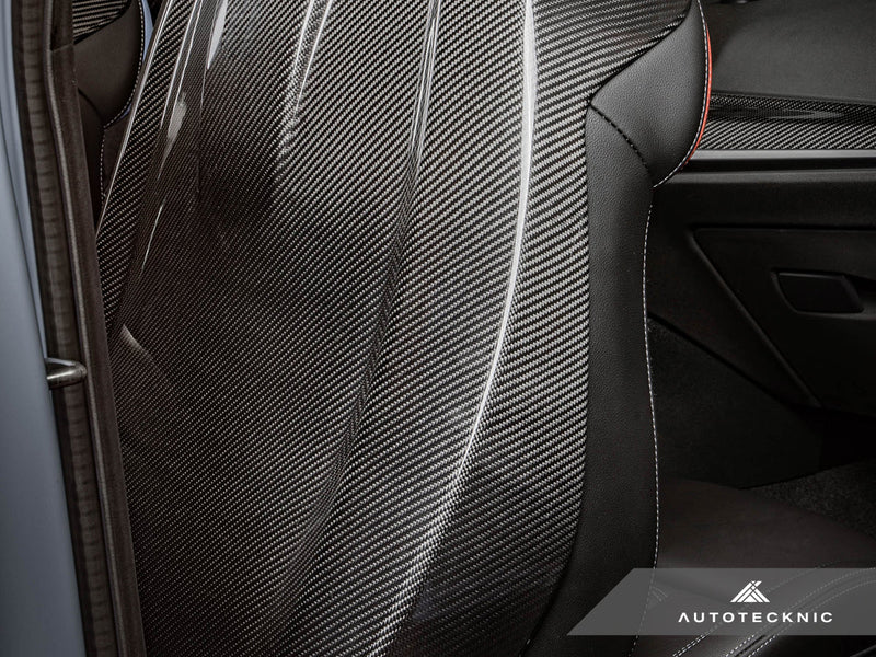 AutoTecknic Dry Carbon Full Seat Back Cover Set - G87 M2