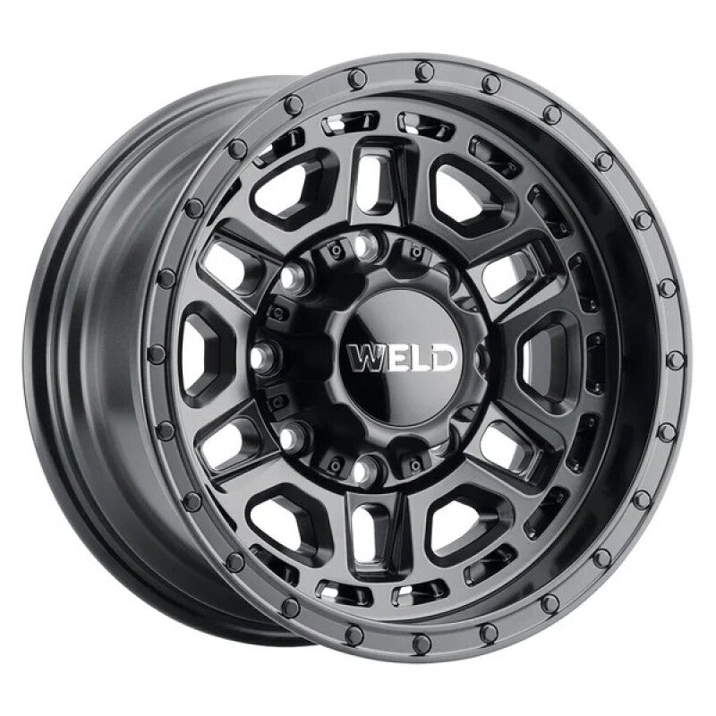 Weld Off-Road Crux 20x10in / 6x135 BP / ET -19 / 106.1mm Bore - Satin Black Wheel