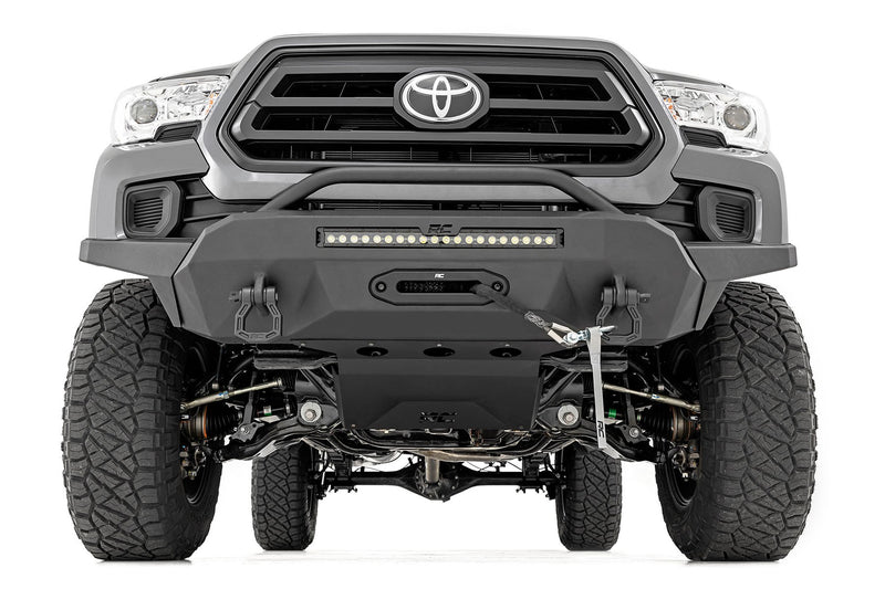 Front Bumper | Hybrid | 20" Blk White DRL LED | Toyota Tacoma 2WD/4WD (16-23)
