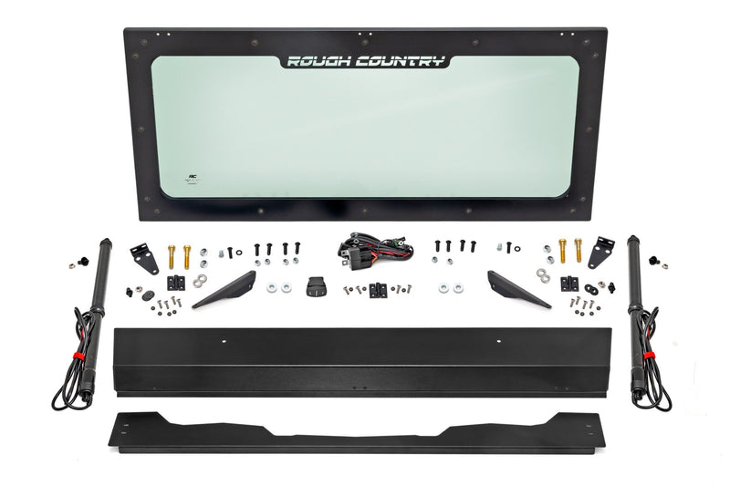 Electric Tilt Windshield | Glass | Honda Pioneer 1000 