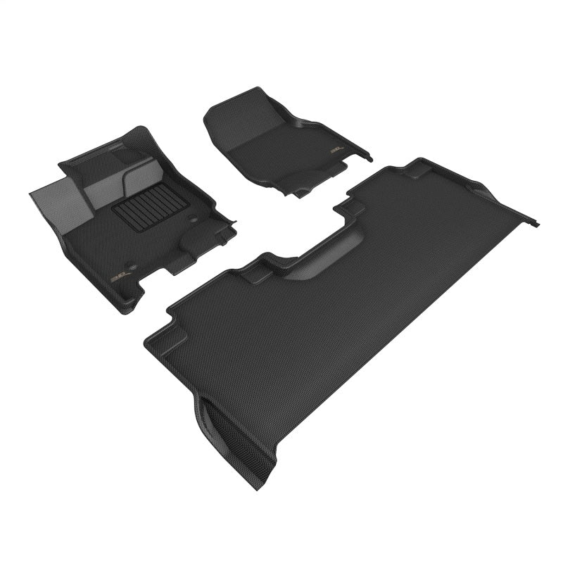 3D MAXpider 21-26 Ford F-150 Supercrew Kagu Black Full Set