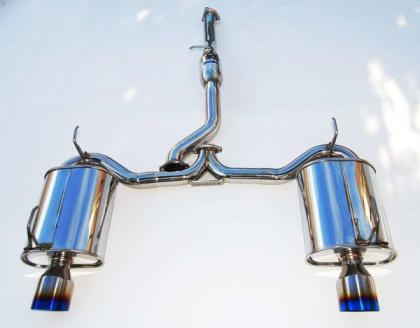 Invidia [00-09 Honda S2000] Dual Titanium Tip Q300 Cat Back Exhaust | HS00HS1G2T