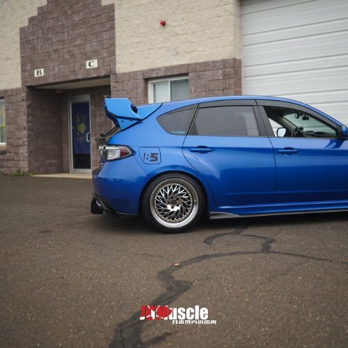JDMuscle 08-14 WRX/STI VS Style Spoiler w/ Brake Lights | ABS / Paint Matched / Partial Carbon Fiber