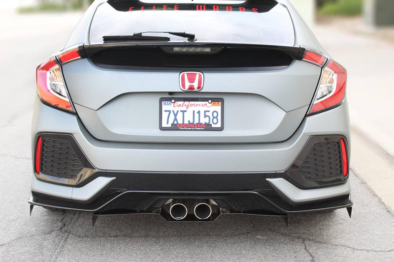 2017-2019 Honda Civic Rear Diffuser (Hatch [Sport, Sport Touring]) V1