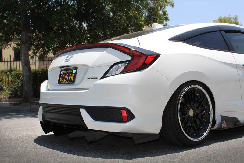 2016-2021 Honda Civic Side Skirt Extension V4 ( Coupe )