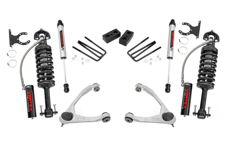 3.5 Inch Lift Kit | Forged UCA | Cast Steel | Vertex/V2 | Chevy/GMC 1500 (07-13)
