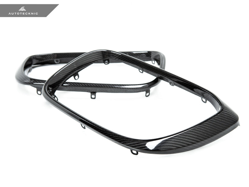 AutoTecknic Replacement Dry Carbon Grille Surround Set - F97 X3M | F98 X4M