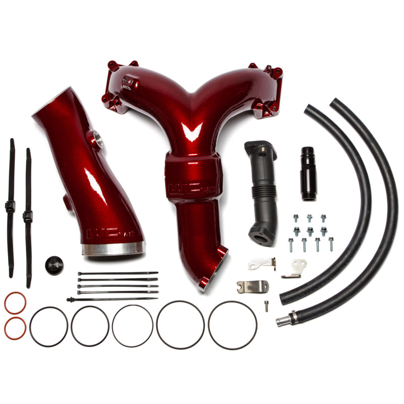 Wehrli 20-26 Power Stroke 6.7L High Flow Y-Bridge Kit - Candy Red