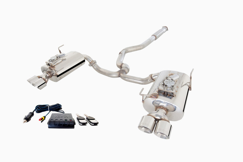 XForce Subaru WRX/STI Sedan  Brushed Stainless Steel 3" High Flow Cat-Back System with Varex Rear Mufflers
