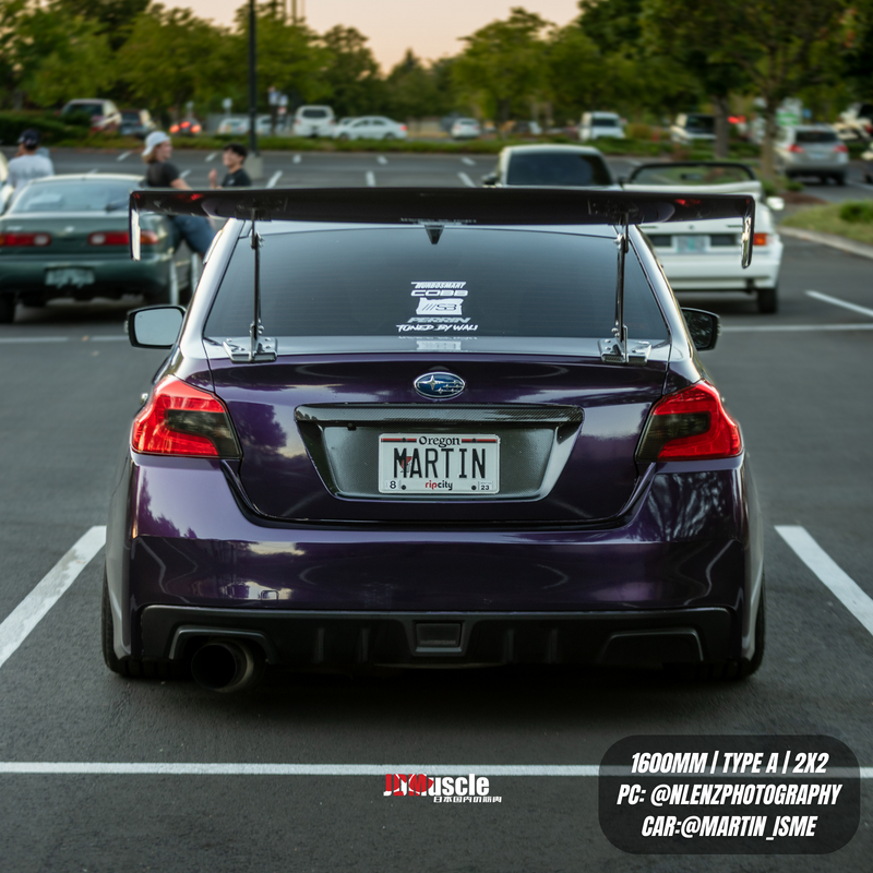 JDMuscle 15-21 WRX/STI VS Style Full Carbon Fiber Euro GT Wing