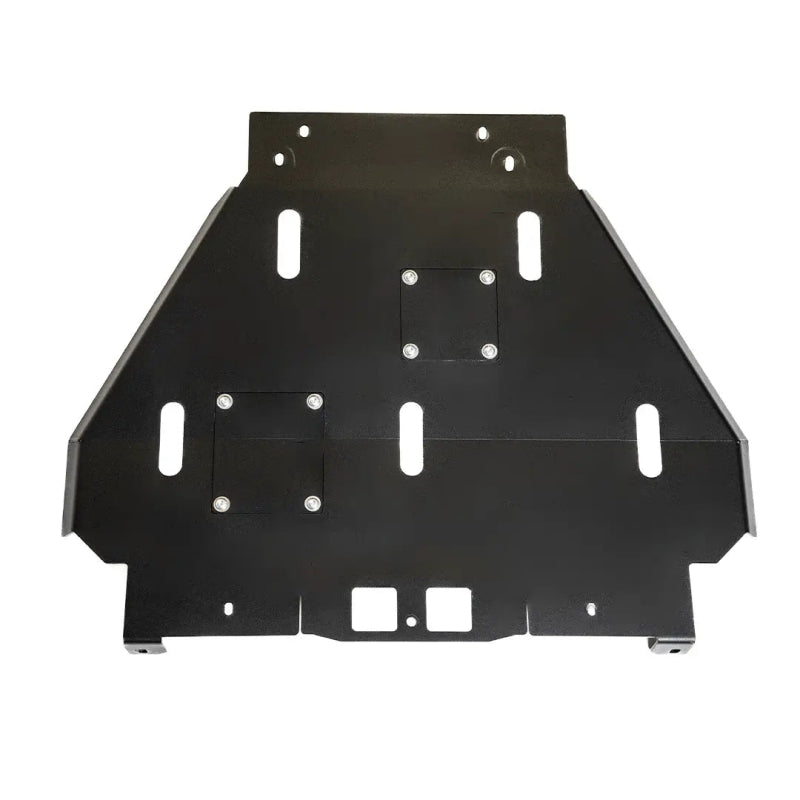 Cali Raised 2024+ Toyota Tacoma Transmission Skid Plate - Non-Hybrid / Steel / Powder Coat