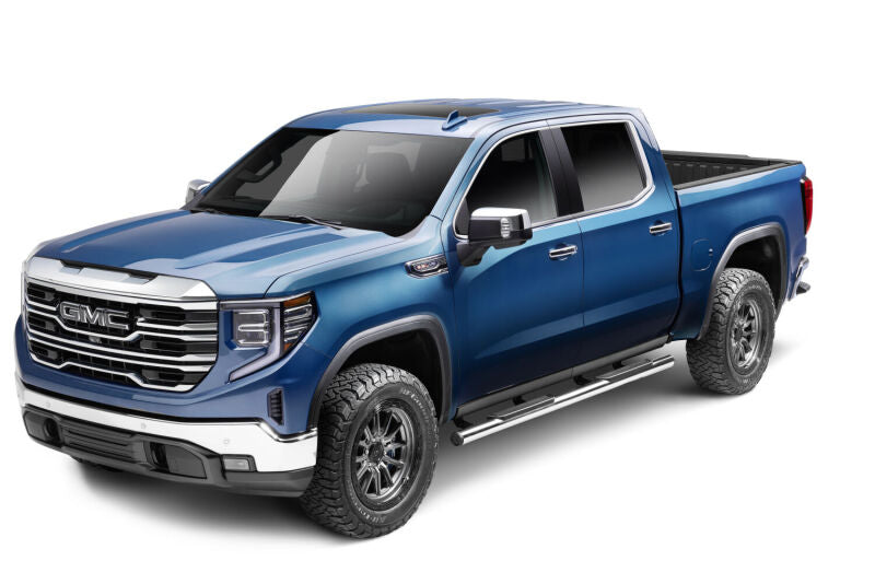 RealTruck 19-26 Chevy Silverado/GMC Sierra 1500 Crew Cab Traxio 3in Nerf Bars - Stainless Steel