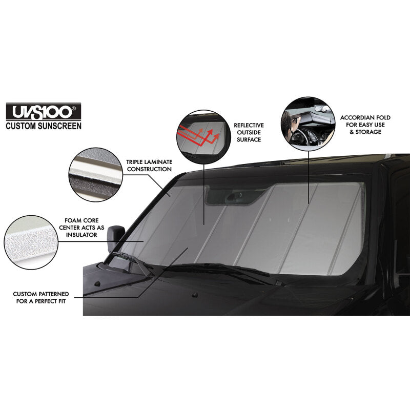 Covercraft 22-26 Lexus LX600 UVS100 Custom Sunscreen - Silver
