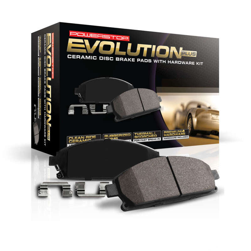 Power Stop 2024 Toyota Venza Rear Z17 Evo Ceramic Pad w/Hardware