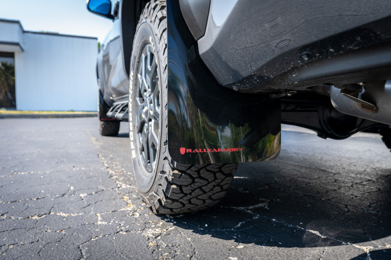 Rally Armor 25-26 Toyota 4Runner Black UR Mud Flap w/ Metallic Black Logo