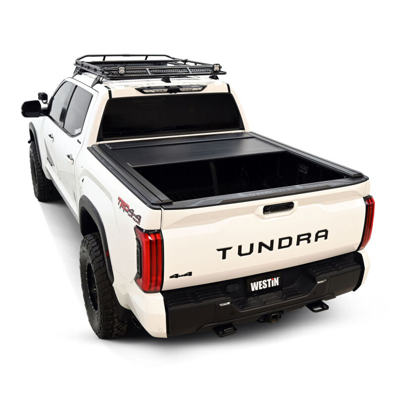 Westin Manual Retractable Tonneau Cover 22-26 Toyota Tundra 5.5ft Bed Black
