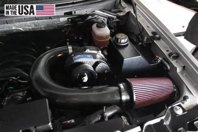 2011-2014 Ford F-150 5.0L ProCharger Stage II Supercharger System installed on a Ford F-150