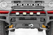 Nudge Bar | 4 Inch Round Led (x4) | OE Modular Steel | Ford Bronco 4WD (21-26)