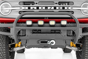 Nudge Bar | 3 Inch Wide Angle Led (x4) | Oe Modular Steel | Ford Bronco (21-26)