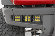 LED Light Kit | Fog Mount | Triple 2" Black Pair | Flood | Ford Bronco (21-25)