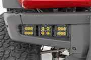 LED Light Kit | Fog Mount | Triple 2" Black Pair | Spot | Ford Bronco (21-26)