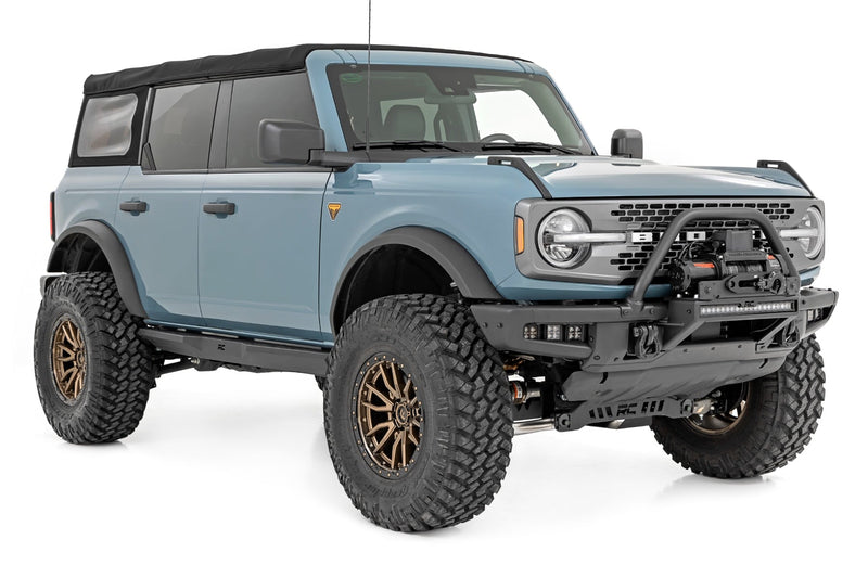 LED Light Kit | Fog Mount | Triple 2" Black Pair | Flood | Ford Bronco (21-26)