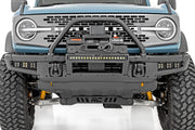 High Winch Mount | All Models | 9500S | 20 Inch Black Single Row LED | Ford Bronco (21-26)