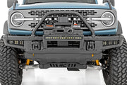 High Winch Mount | All Models | 9500S | 20 Inch Black Single Row LED | Ford Bronco (21-26)