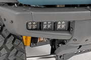 LED Light Kit | Fog Mount | Triple 2" Black Pair | Spot | Ford Bronco (21-26)