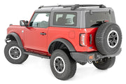 Oval Nerf Steps | 2-Door | Black | Ford Bronco (2 Door) 4WD (2021-2025)