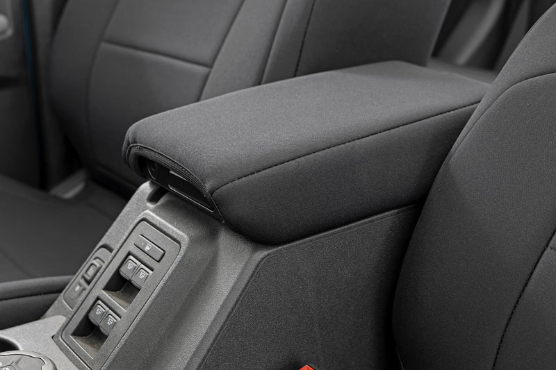 Seat Covers | Bucket Seats |W/Fold Down RR Armrest |FR & RR | 4DR | Ford Bronco (21-26)