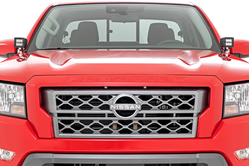 LED Light Kit | Ditch Mount | 2" Black Pair | Spot | Nissan Frontier (22-26)