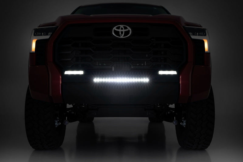 LED Light Kit | Bumper Mount | 20" Black Slim Line | Toyota Tundra (22-26)