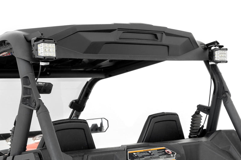 LED Light Kit | Rear Mount | 2" Black Pair | Flood | Can-Am Maverick Sport 1000R 