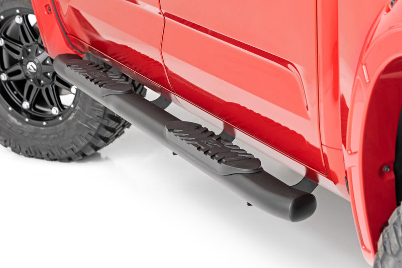 Oval Nerf Steps | Crew Cab | Black | Toyota Tundra 2WD/4WD (2022-2026)