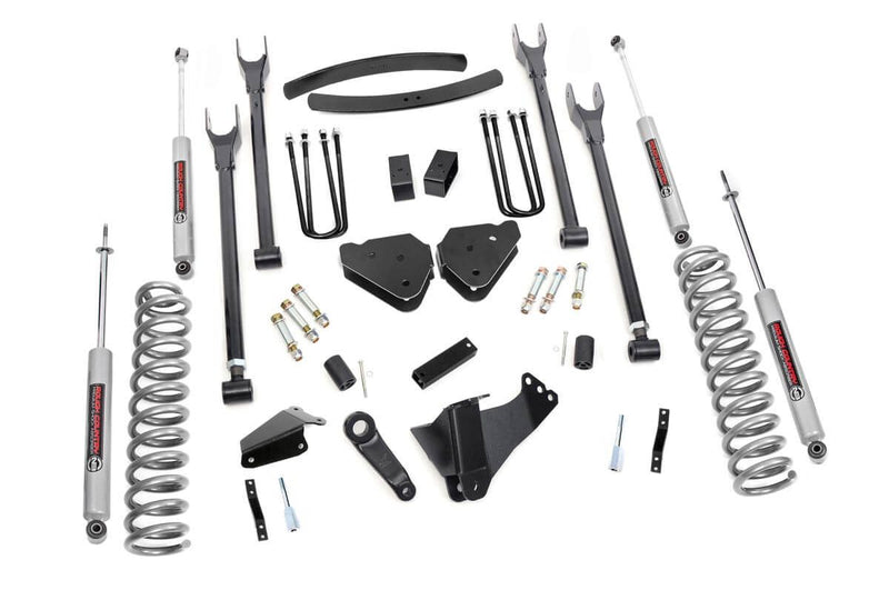 6 Inch Lift Kit | Gas | 4-Link | No OVLDS | Ford F-250/F-350 Super Duty (05-07)