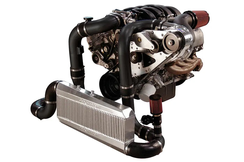 ProCharger installation on Mustang GT; application reference, package hardware may differ