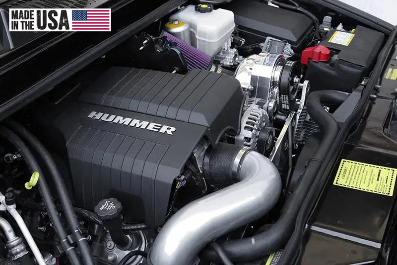 ProCharger Hummer H2 installation reference; pictured equipment and finishes may differ from the selected configuration.