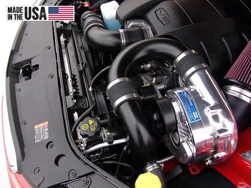 ProCharger installed in a Chevrolet SS LS3 sedan; reference installation, selected head and finish may differ