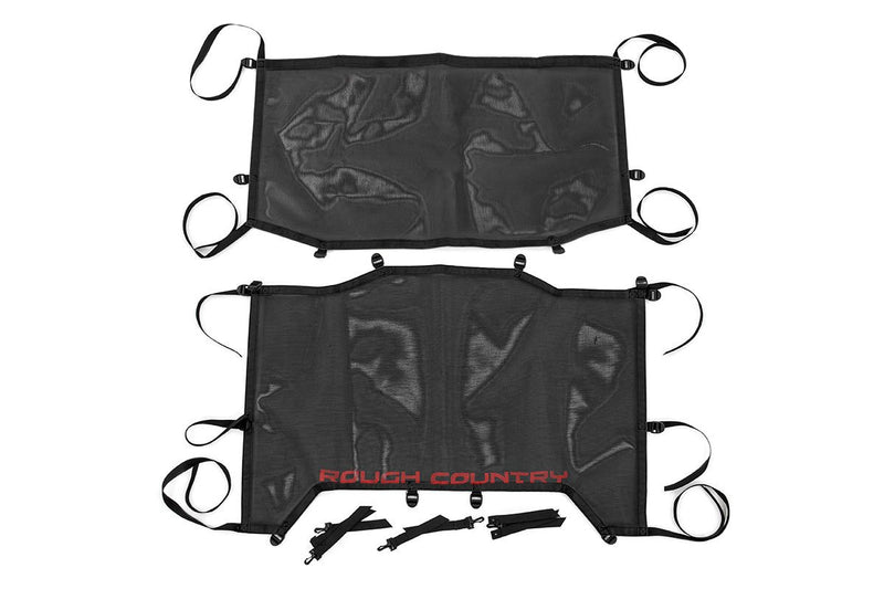Mesh Bikini Top Plus | Black | Jeep Wrangler JL (21-23)/Wrangler Unlimited (18-23) 