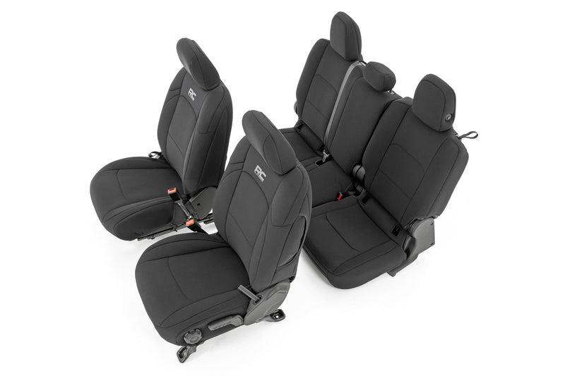 Seat Covers | Front and RR w/ Cup Holder | Jeep Gladiator JT 4WD (2020-2026)