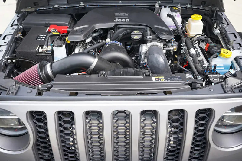 ProCharger Jeep Gladiator JT 3.6L installation reference; vehicle and engine not included