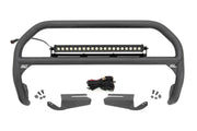 Nudge Bar | 20 Inch Black Single Row LED | OE Modular Steel | | Ford Bronco (21-26)