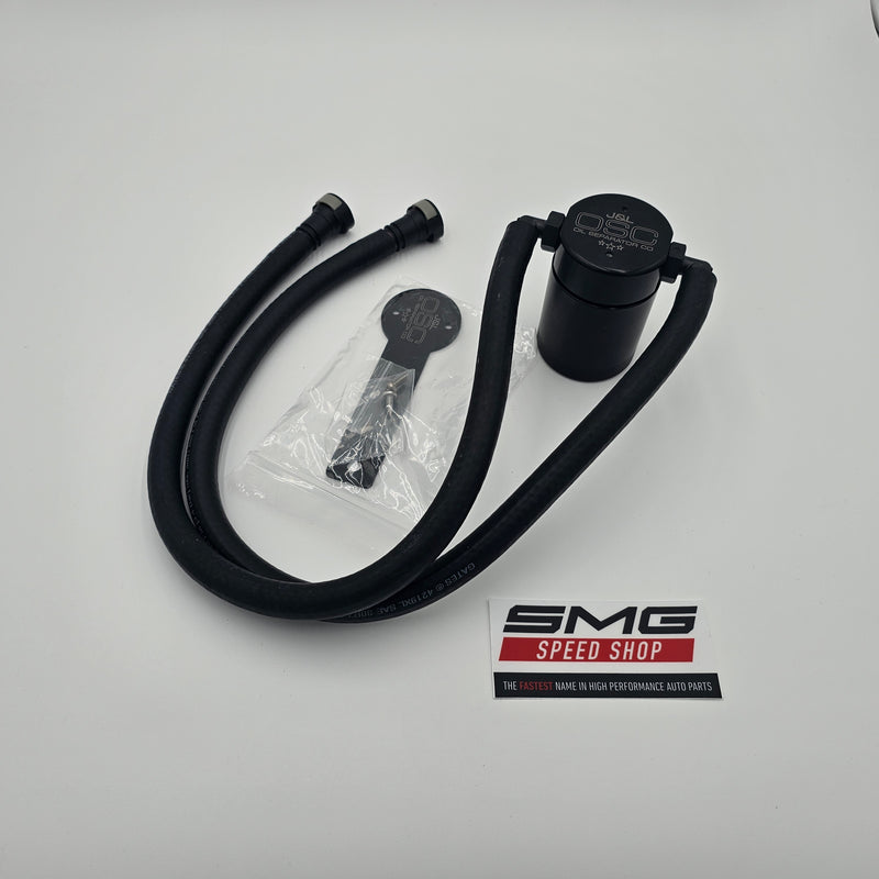 J&amp;L 16-24 Chevrolet Camaro LT1 6.2L Driver Side Oil Separator 3.0 - Black Anodized