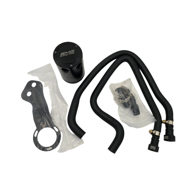SMG 2016-2024 Chevrolet Camaro SS/LT1  6.2L Billet Aluminum Oil Catch Can w/Mounting Bracket
