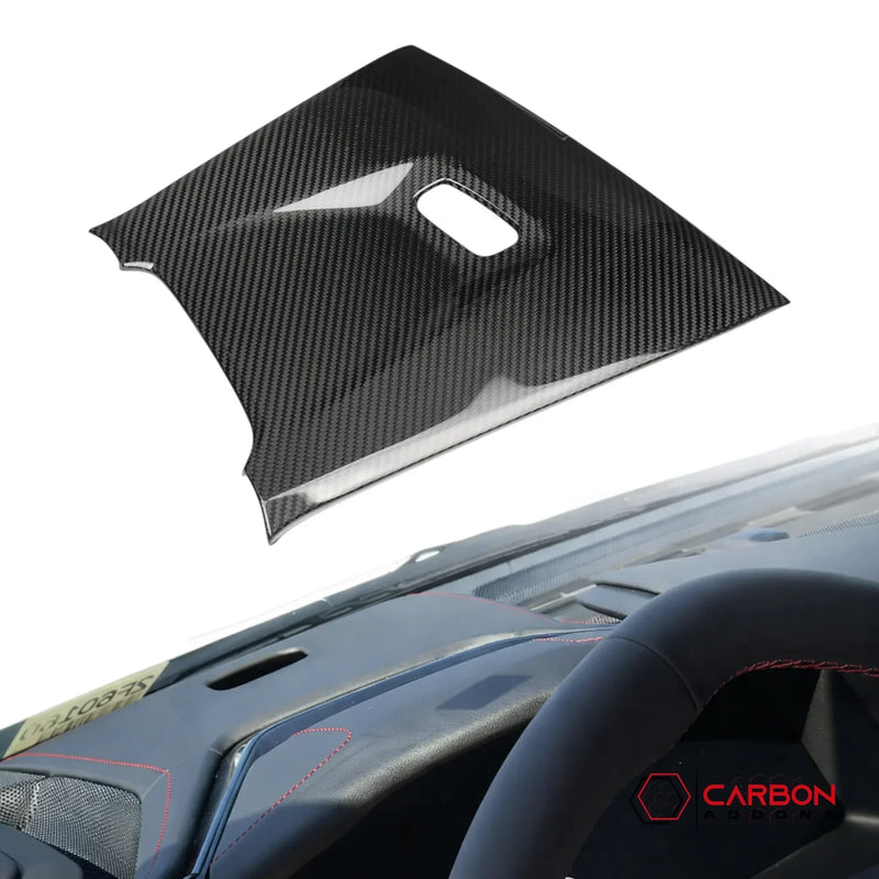 2026+ C8 Corvette Carbon Fiber HUD Cover – Upper Dash (1LT)