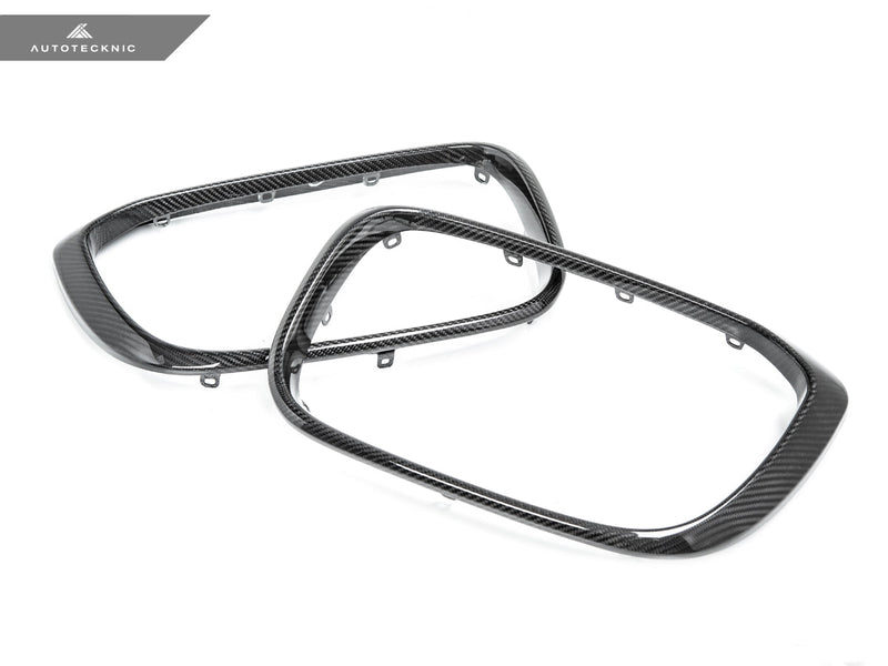 AutoTecknic Replacement Dry Carbon Grille Surround Set - F97 X3M | F98 X4M