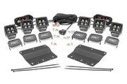 LED Light Kit | Fog Mount | Triple 2" Black Pair | Amber DRL | Ford Bronco (21-25)