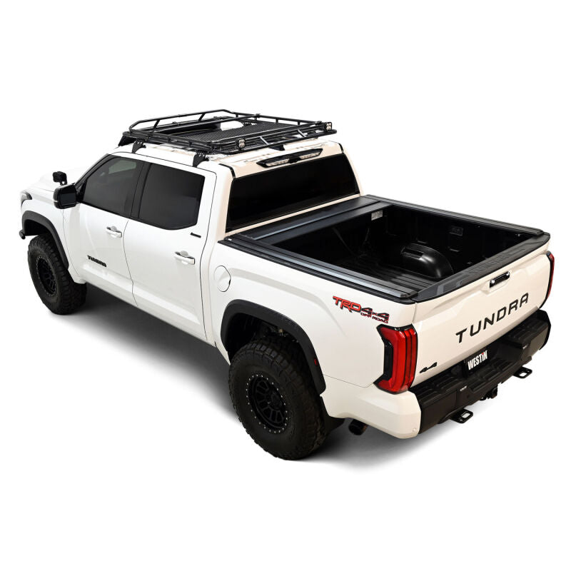 Westin Manual Retractable Tonneau Cover 22-26 Toyota Tundra 5.5ft Bed Black